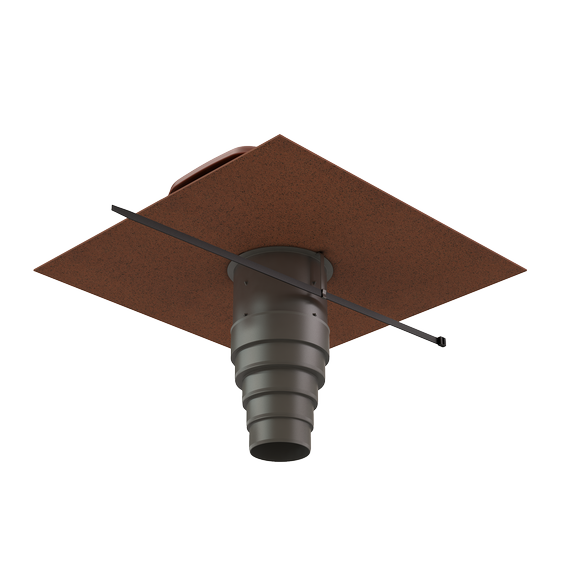 Valetis Roof terminal 200 with adaptor red/red