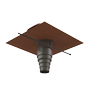 Valetis Roof terminal 200 with adaptor red/red