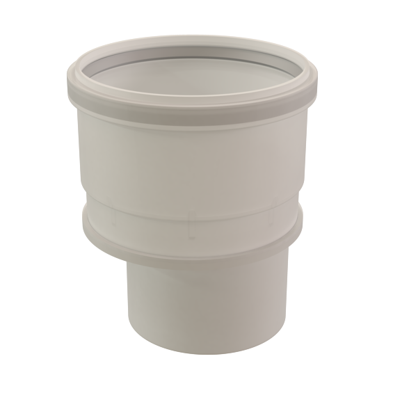 Adaptor Excentric 160-200 L265 PP Translucent