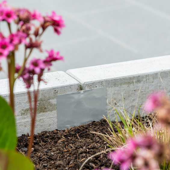 Gala tape in garden