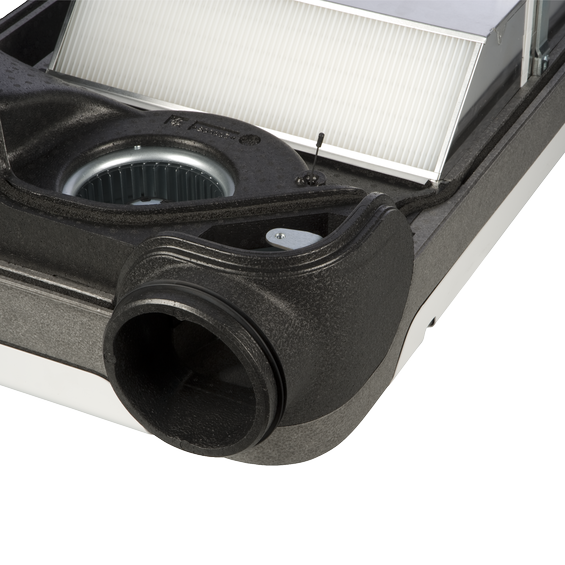 Ubiflux Air CW300 ventilation unit detail on connection