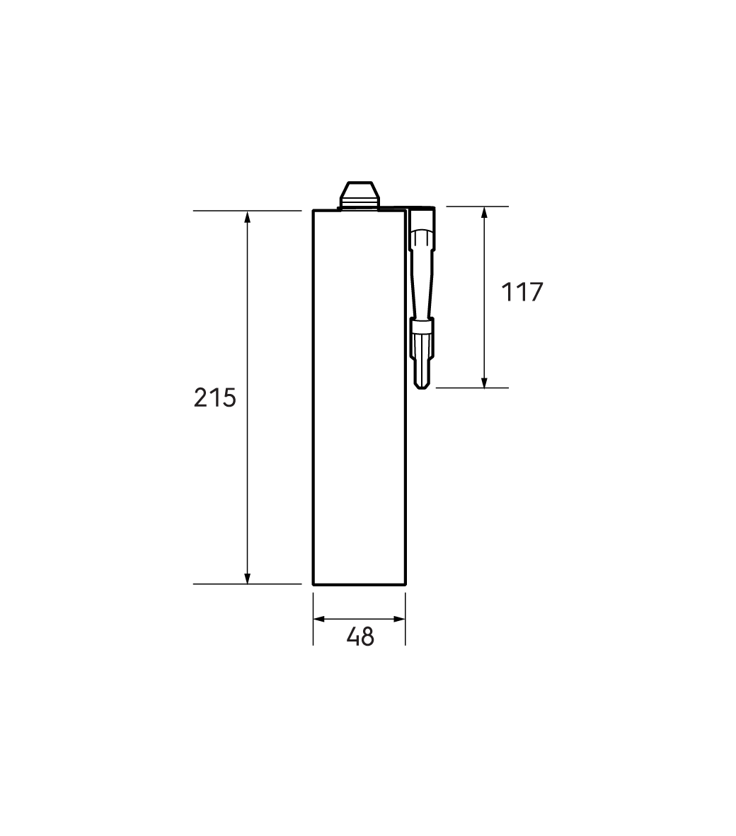 Schéma technique - Colle pare-vapeur 310ml