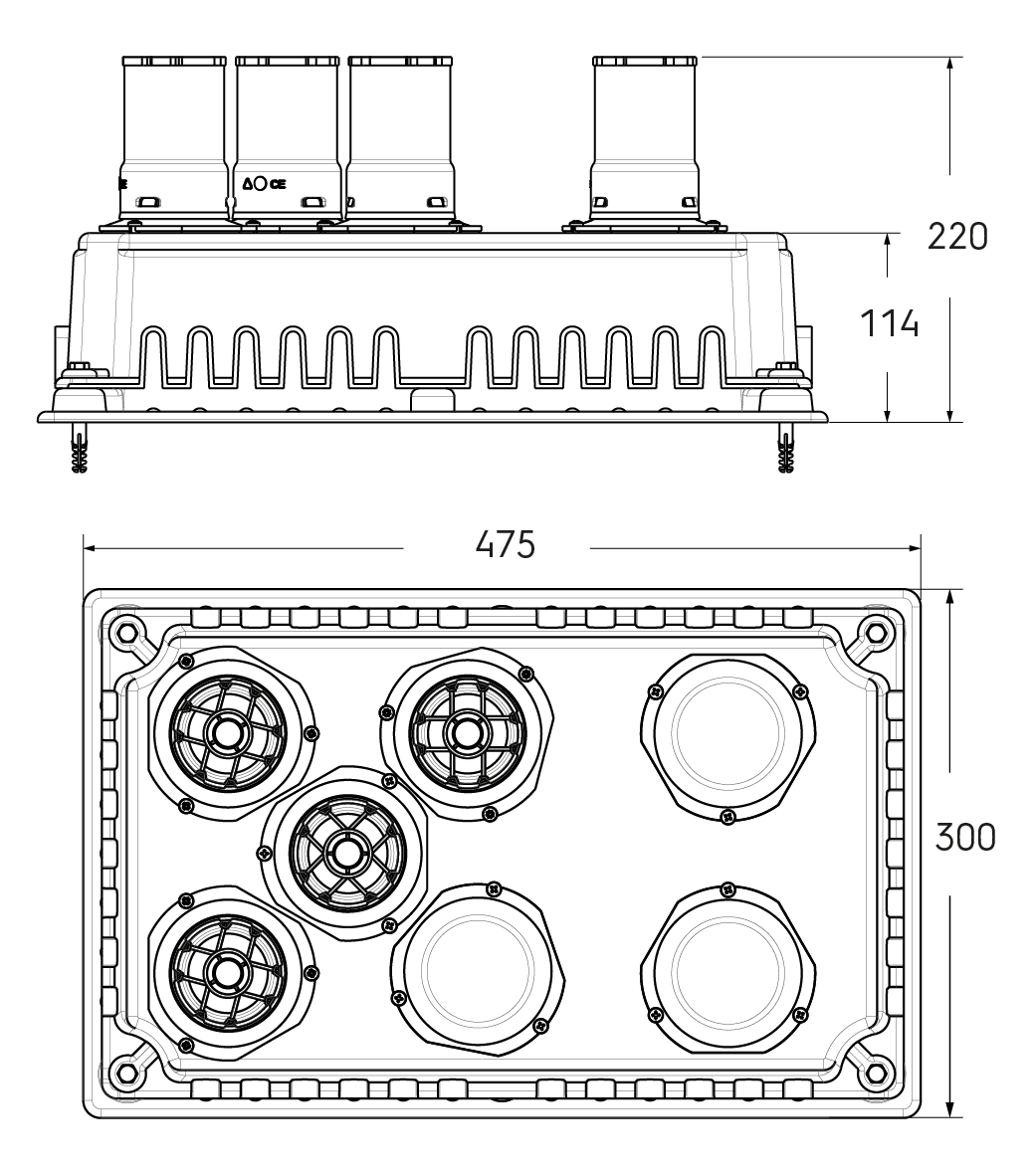 Schéma technique - Kit MultiFlex Shunt 4app - Vue terminal