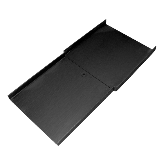 Concealed gutter connector Black