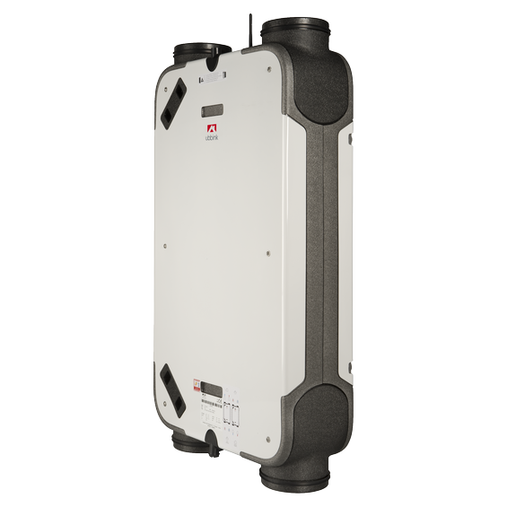 Ubiflux Air CW200 ventilation unit wall installation