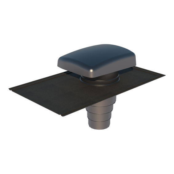 Ventilation terminal slates version grey with multidiam