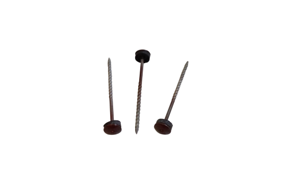 830 303-Clou parapluie torsade_marron rouge_110