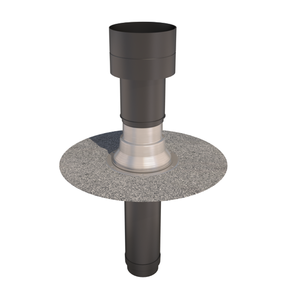185675_Ventub 125-flat flashing - Bitumen - L150