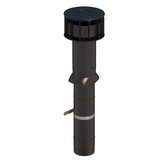 189311_Multivent-black-collar-bracket alu 166