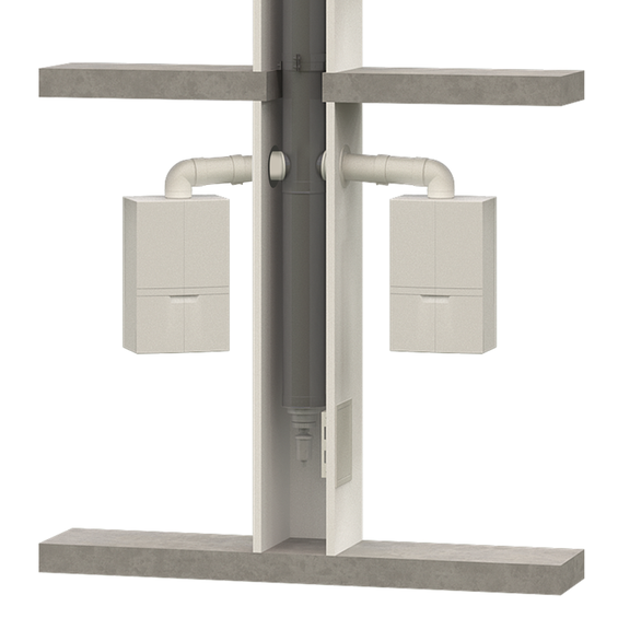 Image d'ambiance - Kit 3CEp de Départ PPtl/acier système suspension pour 2 app