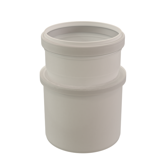 Adaptor 125-110 PP Translucent