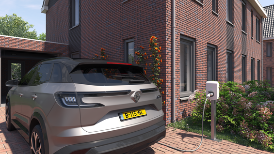 EV Charger 11kW pole mounted