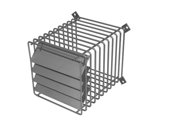 200 207 Grille avec déflecteur 100-150