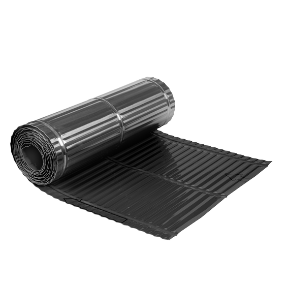 Valley rafter connecting roll 500mm x 5m Alu black