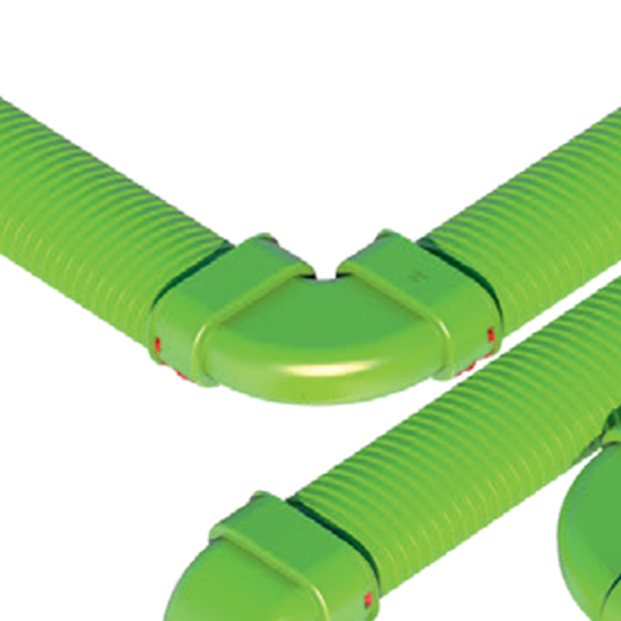 Image d'ambiance - Kit coude 90° horizontal AE55SC Air Excellent