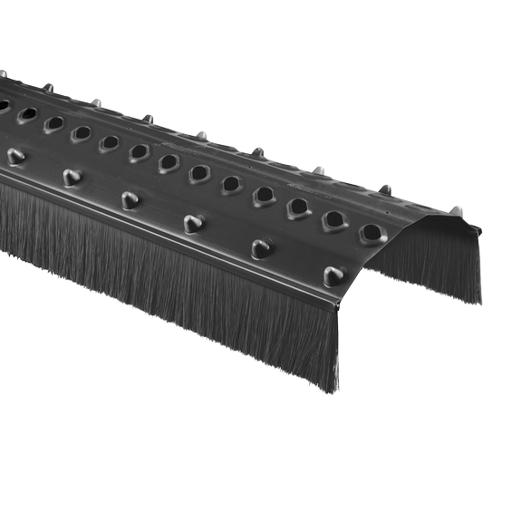 Brush Element 75mm x 1m PVC black