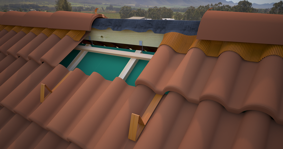 FR Pitched roof - Fasteners and clips tiles