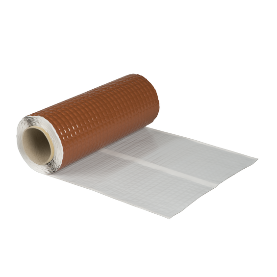 Ubicon Alu Flex Waffle Pattern lead-free flashing 300mm x 5m Alu/Butyl red