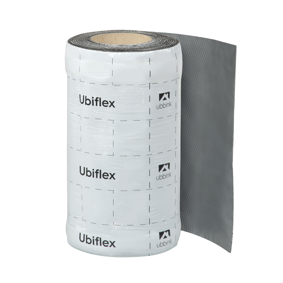 Ubiflex Finio standing with flap 300mm x 5m grey
