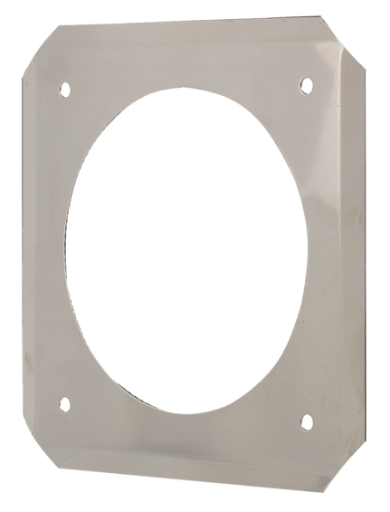 0703481A Muurplaat inox