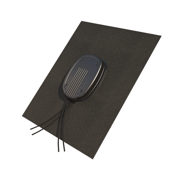 Universal flashing for solar PV cable entry Ubiflex black