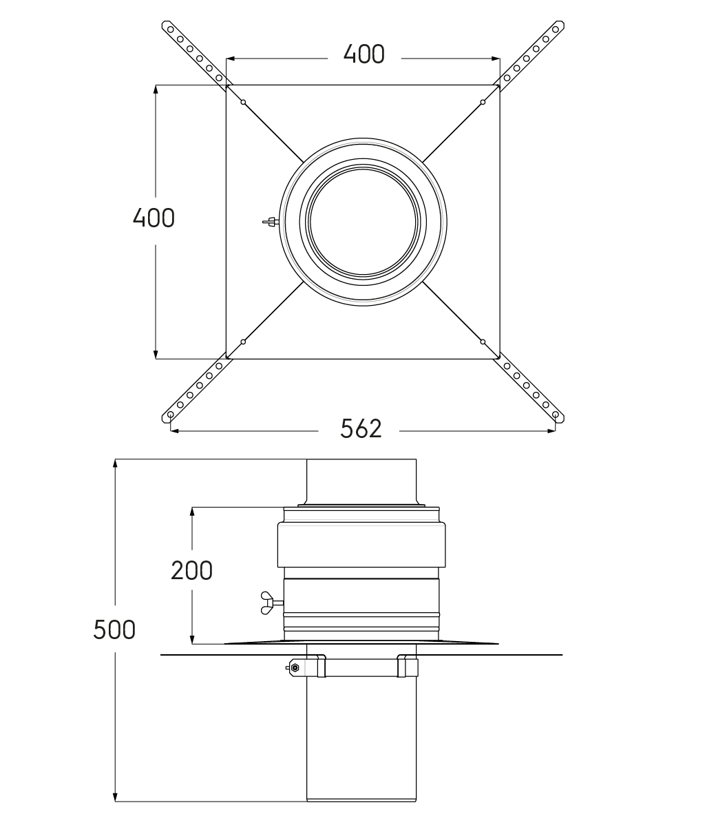 Schéma technique - Kit C B22-B23 N°1 D160 flex