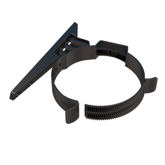 0169027A Dakbeschotbeugel 100-131 PP zwart