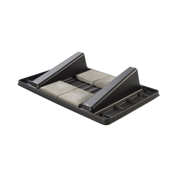 FRS60 Universal console for solar panels HDPE black