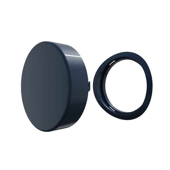 Caelio SR HP service flange cap including fixing ring and insulation