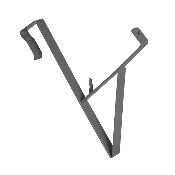 Snow guard grate bracket type D1/D2 Steel hot dip galvanized anthracite