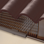 Pare-feuilles PP 1m marron - Ambiance