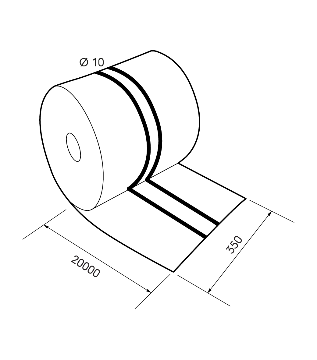Schéma technique - Bande d'arase 2B D10