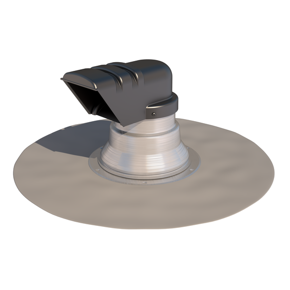 Solar cable outlet with 0° flashing alu armourplan SM