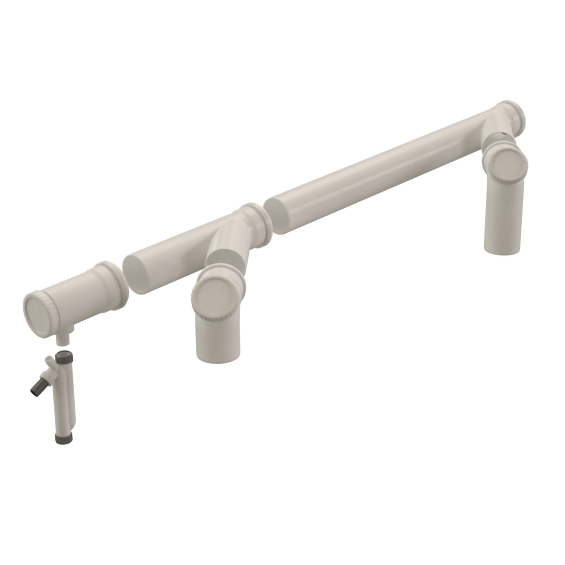Set Cascade Basic Under Pressure 110-110 PP Translucent