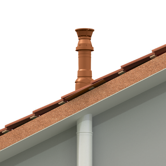 Image d'ambiance - Terminal vertical Rolux Gaz ocre