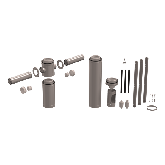 CLV Kit Thermodynamic Tanks Start 3-Feet 2 Tanks 180°