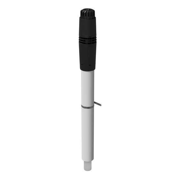 Rolux 5G roof terminal 80/125 PP/PL L1570mm black