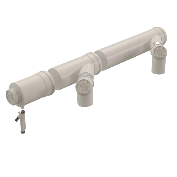 Set Cascade Basic Under Pressure 250-160 PP Translucent