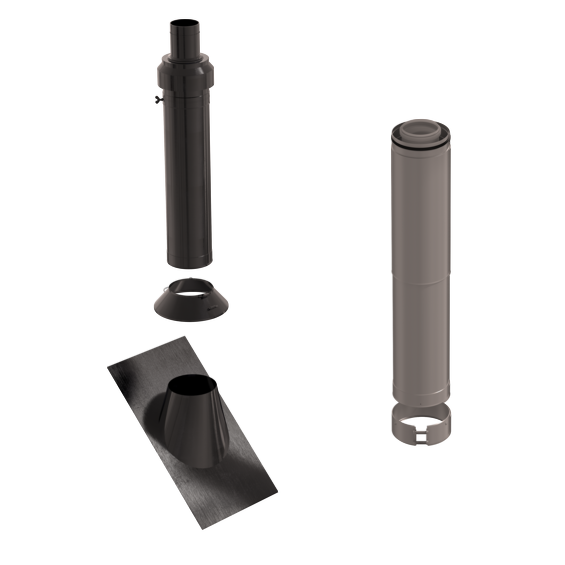 CLV Kit Boiler Roof Pitched Black