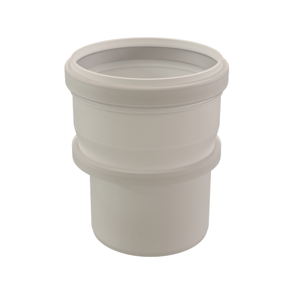 Adaptor Excentric 100-110 PP Translucent