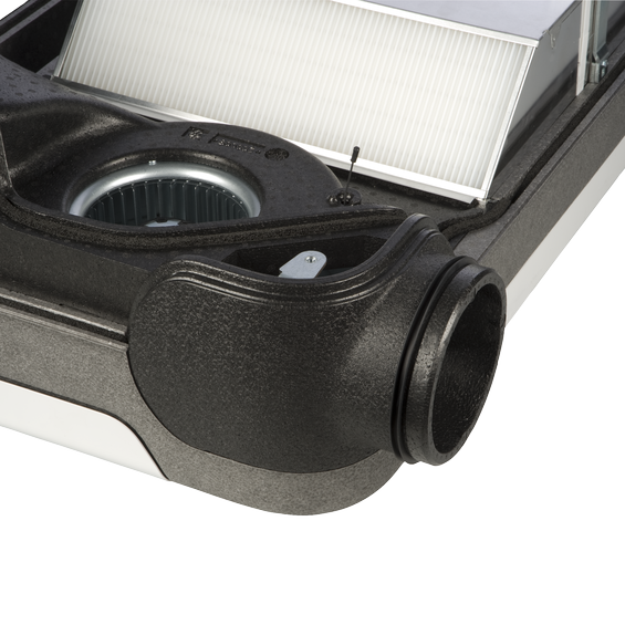 Ubiflux Air CW300 ventilation unit detail on connection 2