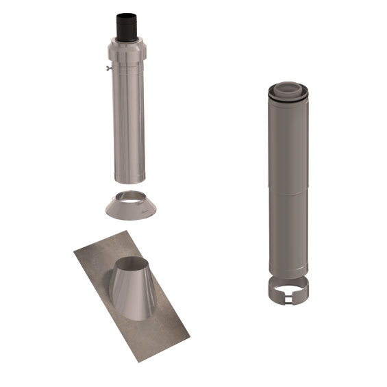 CLV Kit Boiler Roof Pitched Stainless Steel