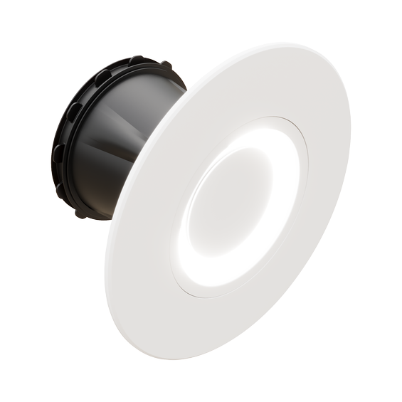 Haelix Stella valve with led light 125mm white