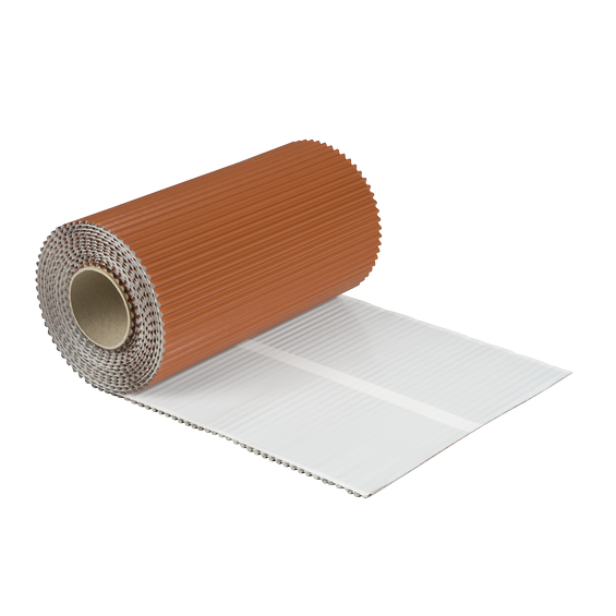 Ubicon Alu Flex Pleated lead-free flashing 300mm x 5m Alu/Butyl red