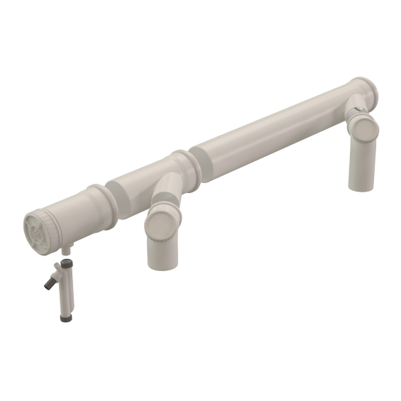 Set Cascade Basic Under Pressure 160-110 PP Translucent