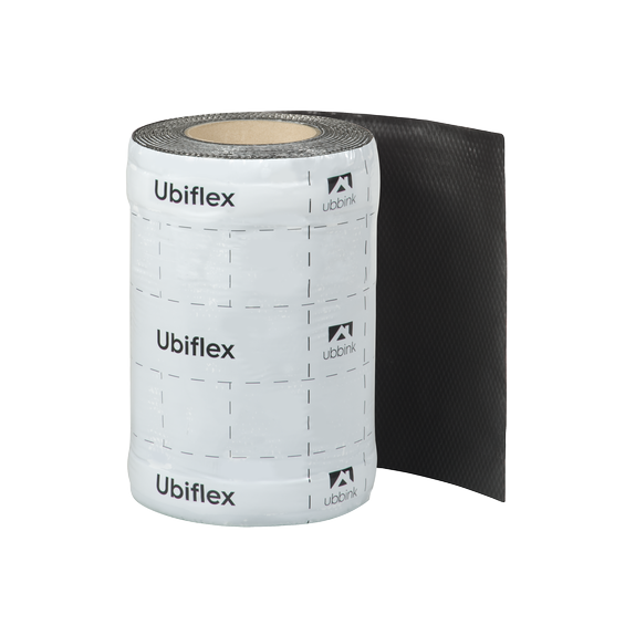 Ubiflex Finio standing with flap 250mm x 5m black
