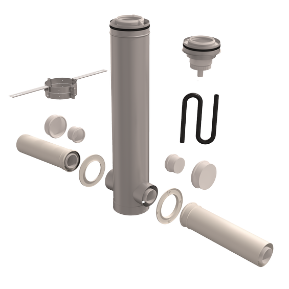 3CEp - Kit de base suspension 2 appareils 180° 125/200