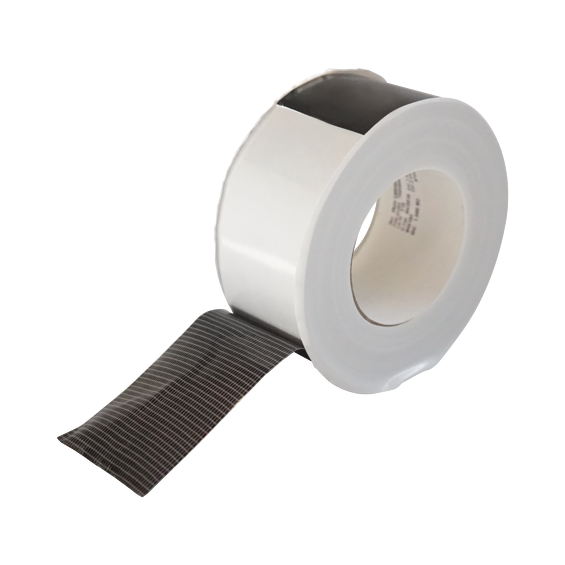 820 315 Bande adhésive simple face UV noir 25x50