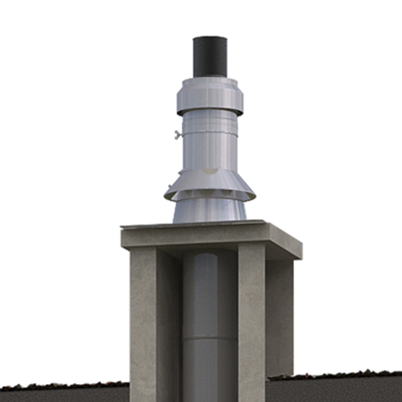 Image d'ambiance - Kit terminal Rolux 3CEp Condensation inox