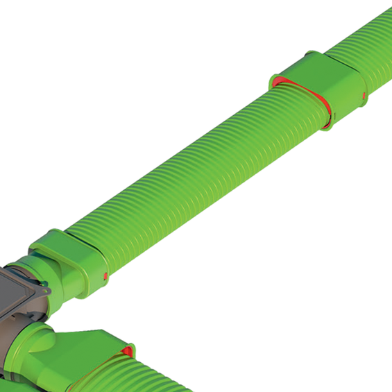 Application picture - Air Excellent AE35SC Semi-Rigid Duct Anti-Microbial & Anti-Static 30m